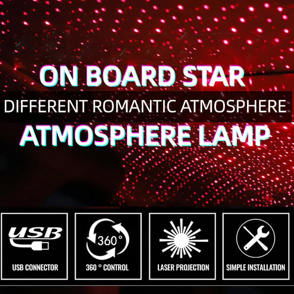 (Buy 1 Get 1 Freeš„) Car EssentialsāØUSB LIGHT CAR STAR PROJECTOR