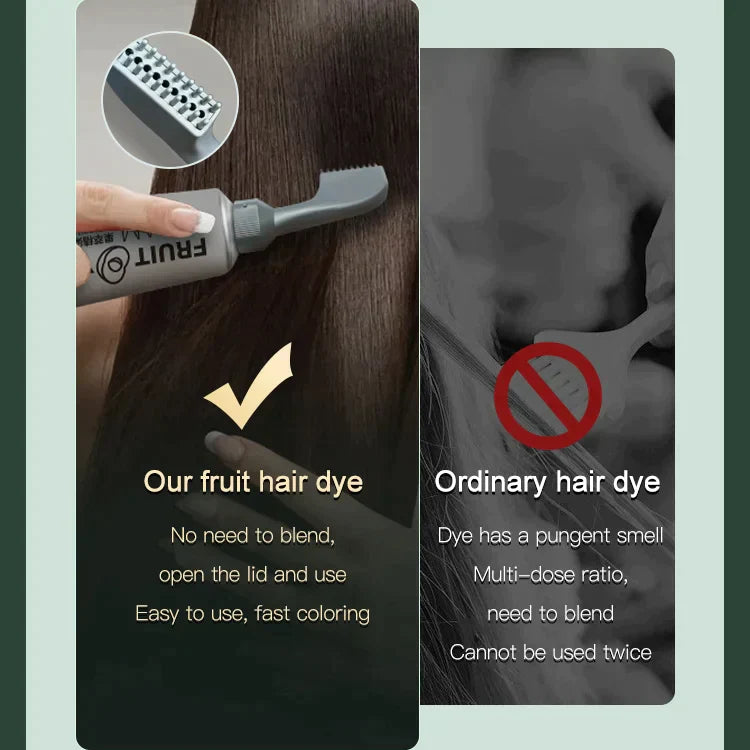 Fruit Essence Hair Dyeing Comb(50% OFF)