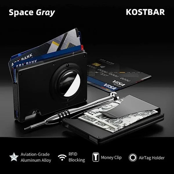 Aluminum Cardholder Wallet for Men