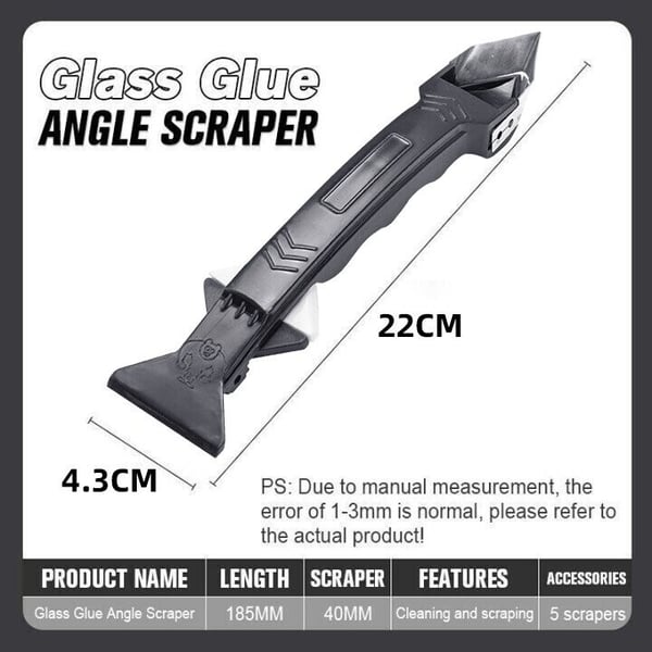 (🔥49% OFF🔥)German Seiko 3 In 1 Glass Glue Angle Scraper