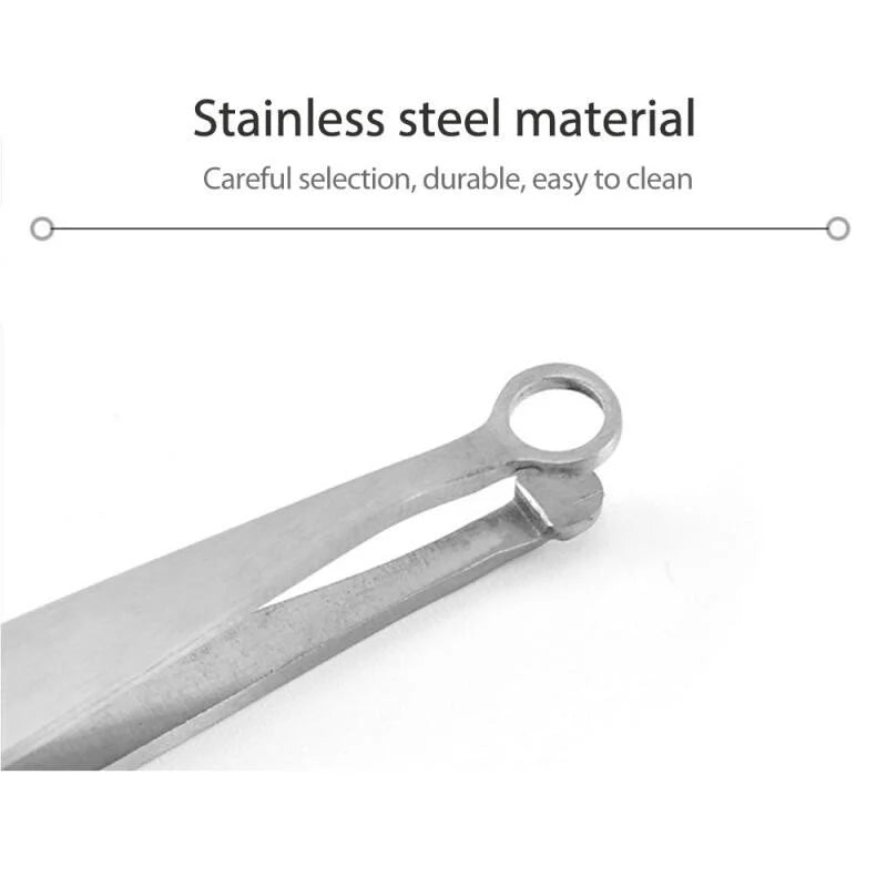 🔥🔥Unisex stainless steel round nose hair clip