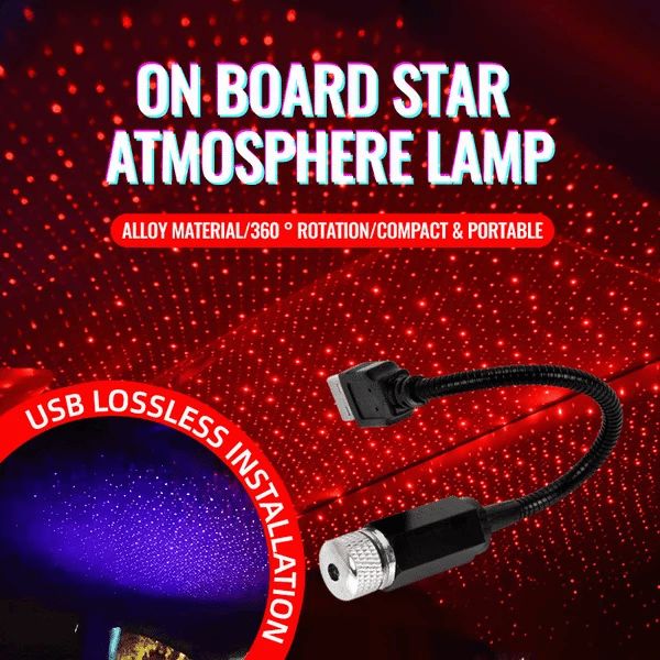 (Buy 1 Get 1 Freeš„) Car EssentialsāØUSB LIGHT CAR STAR PROJECTOR