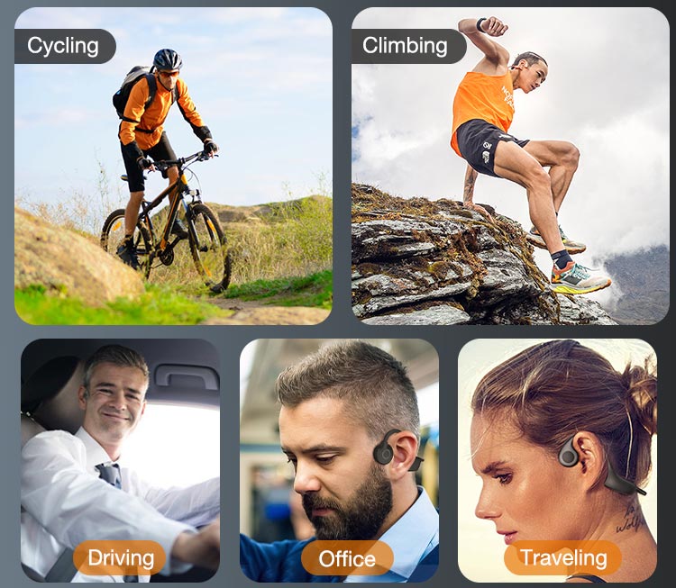 đ§Black technology bone conduction headphones
