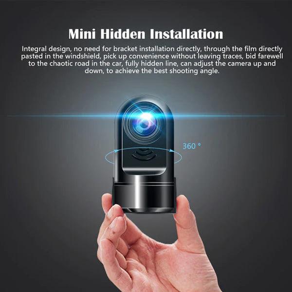 đ„ 1080P HD 360° Rotating Mini ADAS Dashcam