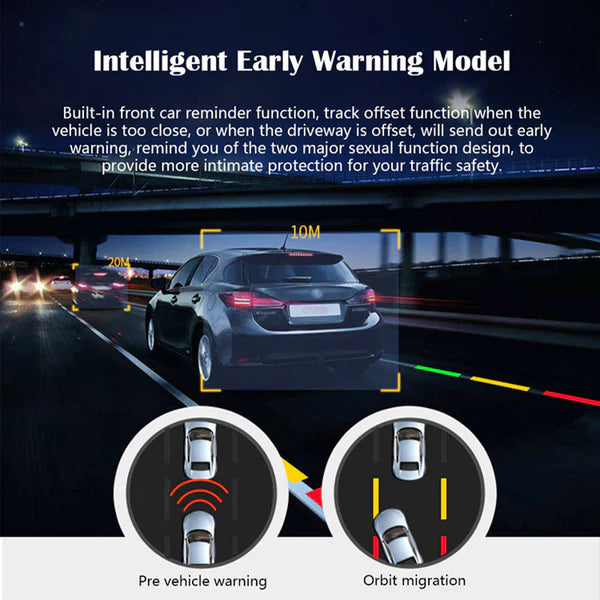 đ„ 1080P HD 360° Rotating Mini ADAS Dashcam