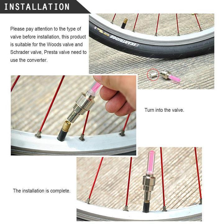 Universal Car/Bike LED Wheel Light【A set of four,Suitable for any car, motorcycle, bicycle】
