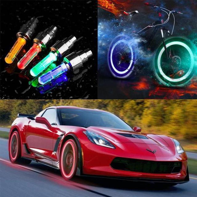 Universal Car/Bike LED Wheel Light【A set of four,Suitable for any car, motorcycle, bicycle】