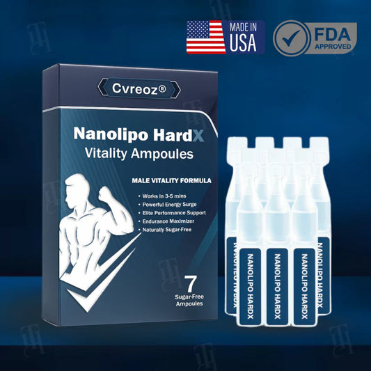 🔥The FDA-Approved Solution | Cvreoz® Nanolipo HardX Vitality Ampoules